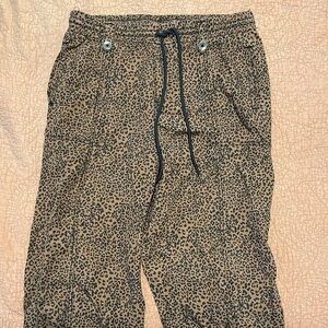 Knox Rose Brown Joggers with Elastic Waistband